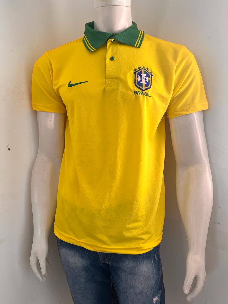 T shirt polo masculina Brazil – Wonderful Girl Brazilian Style