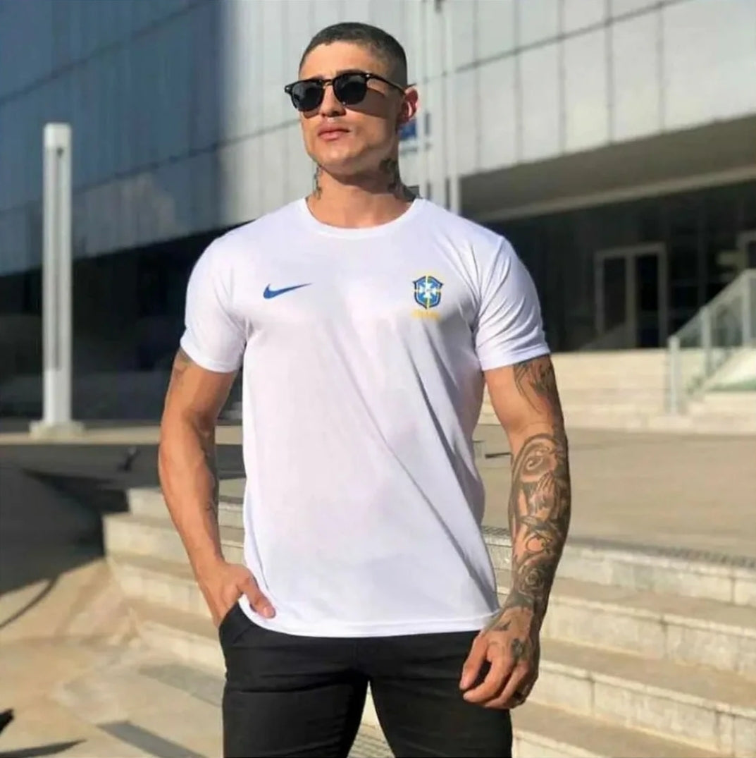 T shirt masculina Brazil dry fit