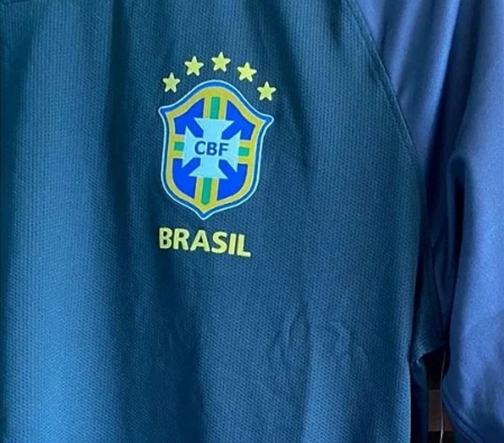 T shirt masculina manga longa Brazil dryfit