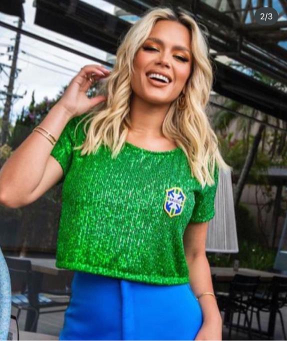 Camisa Brasil Brilho