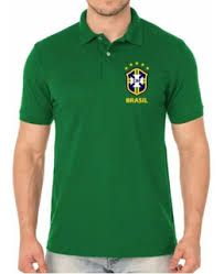 T shirt polo masculina Brazil